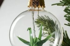 a cute minimalist christmas ornament