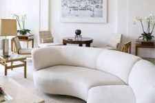 05 a gorgeous oversized creamy curved sectional sofa like this one will easily become a statement piece in your living room