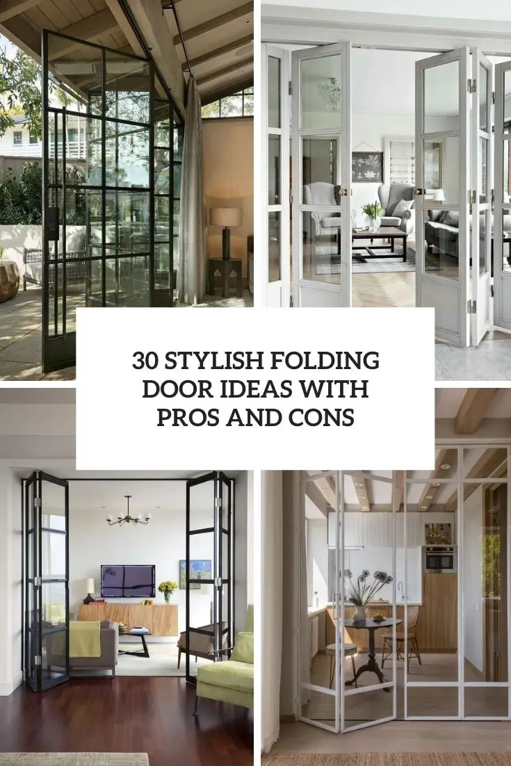 stylish folding door ideas with pros and cons cover