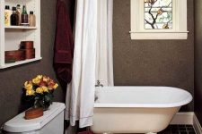 a clawfoot tub makes any bathroom looks better