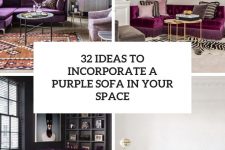 32 ideas to incorporate a purple sofa in your space cover