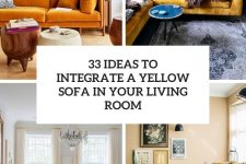 33 ideas to incorporate a yellow sofa in your living room cover