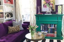 a lovely colorful living room decor