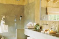 a cozy farmhouse bathroom design