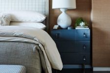 a stylish taupe bedroom design