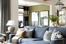 a cozy farmhouse living room design