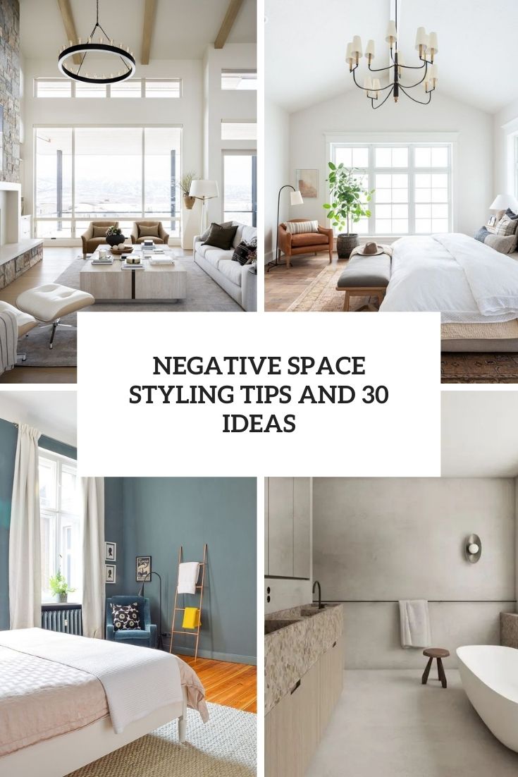 negative space styling tips and 30 ideas cover