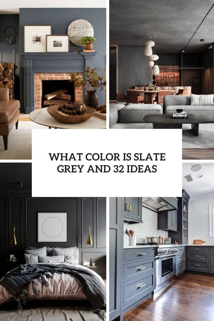 what color is slate grey and 32 ideas cover