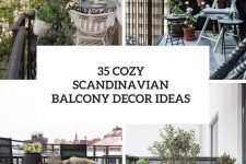 35 cozy scandinavian balcony decor ideas cover
