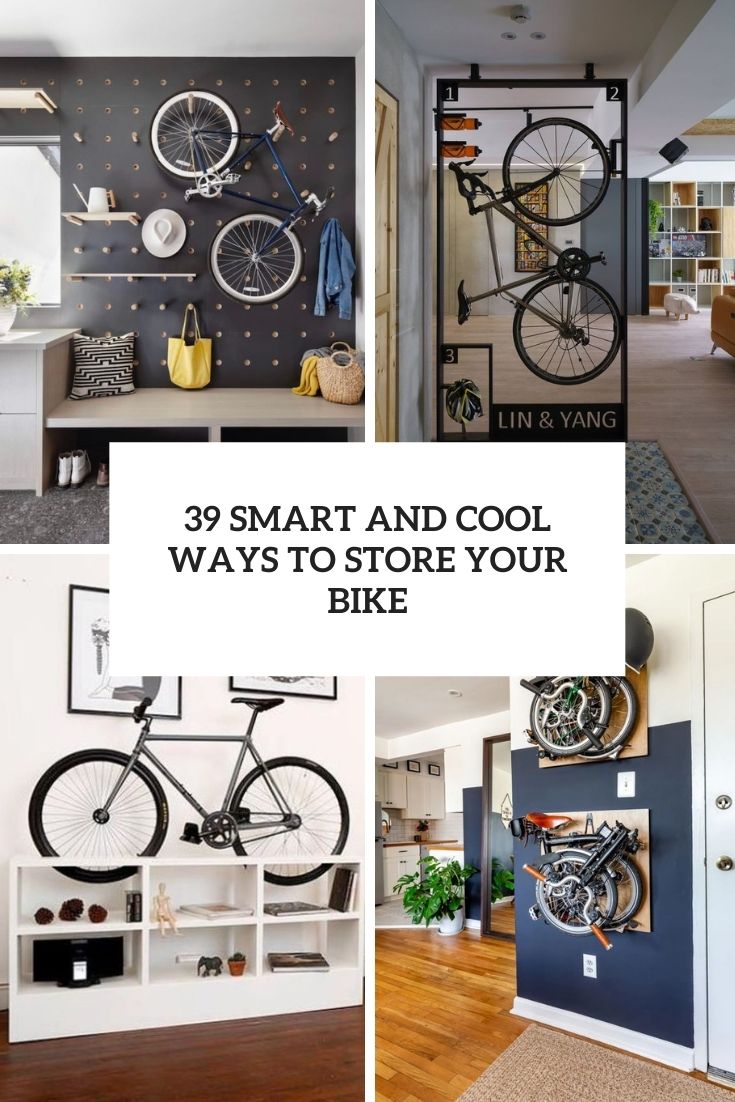 smart and cool ways to store your bike cover
