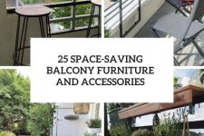 25 space-saving balcony furniture and accessories cover