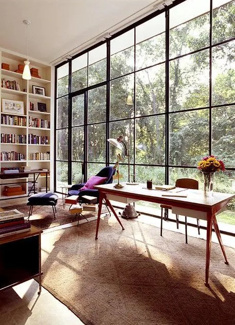 such a window is sure to incorporate outdoors indoors and make it the main decor feature that takes over the whole space