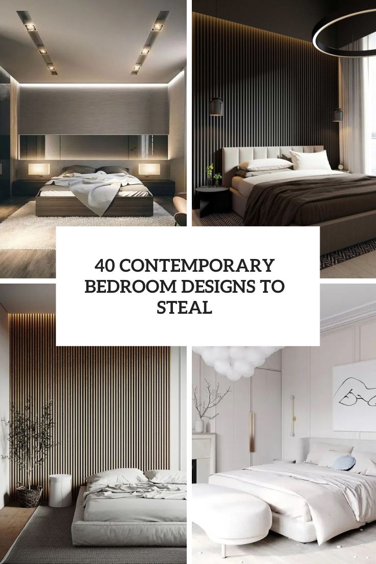 40 Contemporary Bedroom Designs To Steal