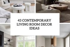 43 contemporary living room decor ideas cover