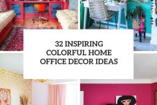 32 inspiring colorful home office decor ideas cover
