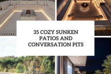 35 cozy sunken patios and conversation pits cover