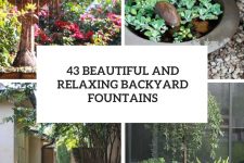 43 beautiful and relaxing backyard fountains cover
