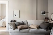 A cute scandi living room design