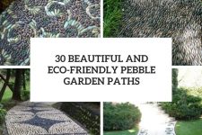 30 beautiful and eco-friendly pebble garden paths cover