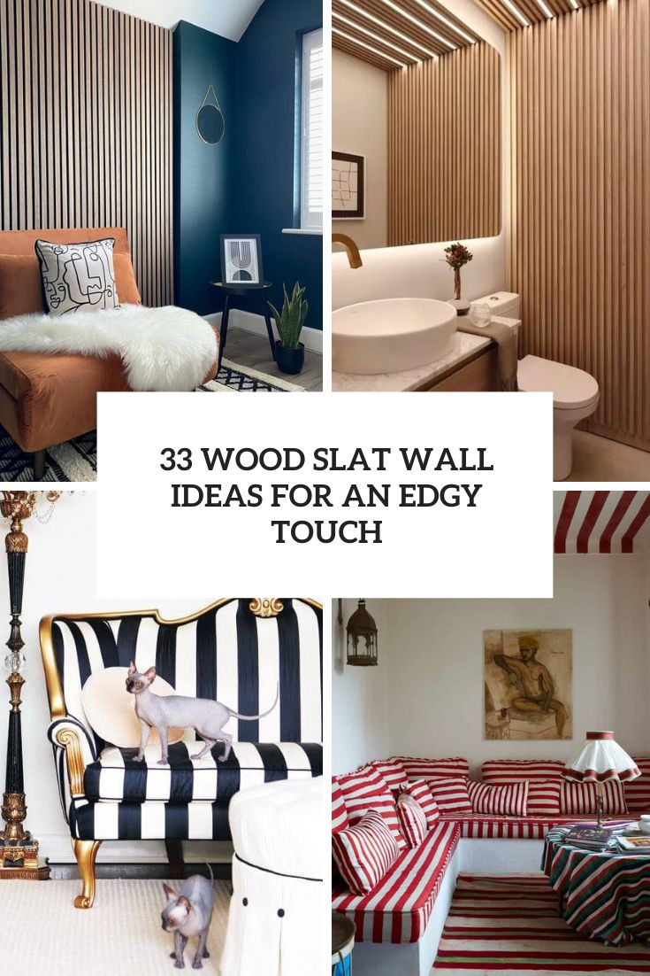 33 Wood Slat Wall Ideas For An Edgy Touch