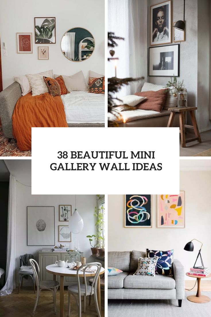 38 Beautiful Mini Gallery Wall Ideas