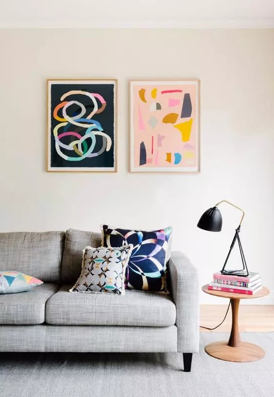 A simple Nordic living room design