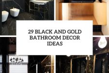29 black and gold bathroom decor ideas cover