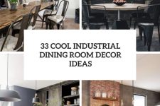 33 cool industrial dining room decor ideas cover