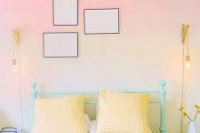 a colorful bedroom desgin