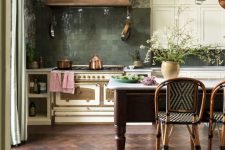 a stylish moody kitchen design