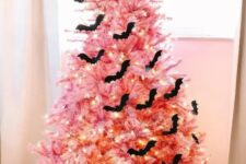 a lovely pink halloween tree