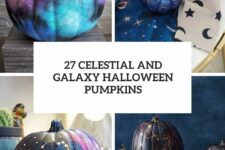 27 celestial and galaxy halloween pumpkins cover