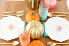 a lovely modern thanksgiving tablescape