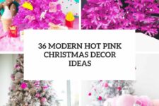 36 modern hot pink christmas decor ideas cover