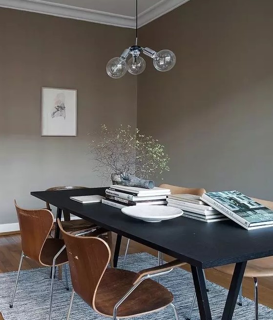 a simple Scandi dining room design