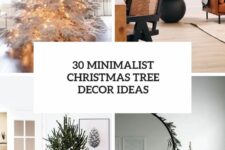 30 minimalist christmas tree decor ideas cover