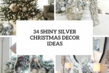 34 shiny silver christmas decor ideas cover