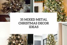 35 mixed metal christmas tree decor ideas cover