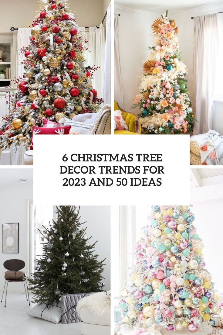 christmas tree decor trends for 2023 and 50 ideas cover