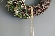 a stylish christmas wreath