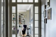 sidelights and a transom window without any door let natural light inside the entryway and make the space more welcoming