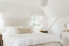 an airy neutral bedroom