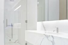 a luxurious marble bathroom design