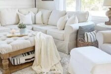 a lovely living room with IKEA’s Ektorp sofa