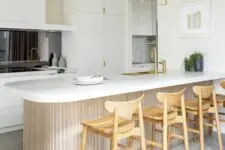 a stylish neutral kitchen design