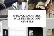 40 black sofas that will never go out of style cover