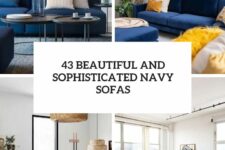 43 beautiful and sophisticated navy sofas cover