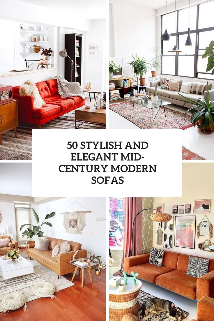 stylish and elegant mid century modern sofas cover