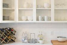 a lovely all white kitchen design