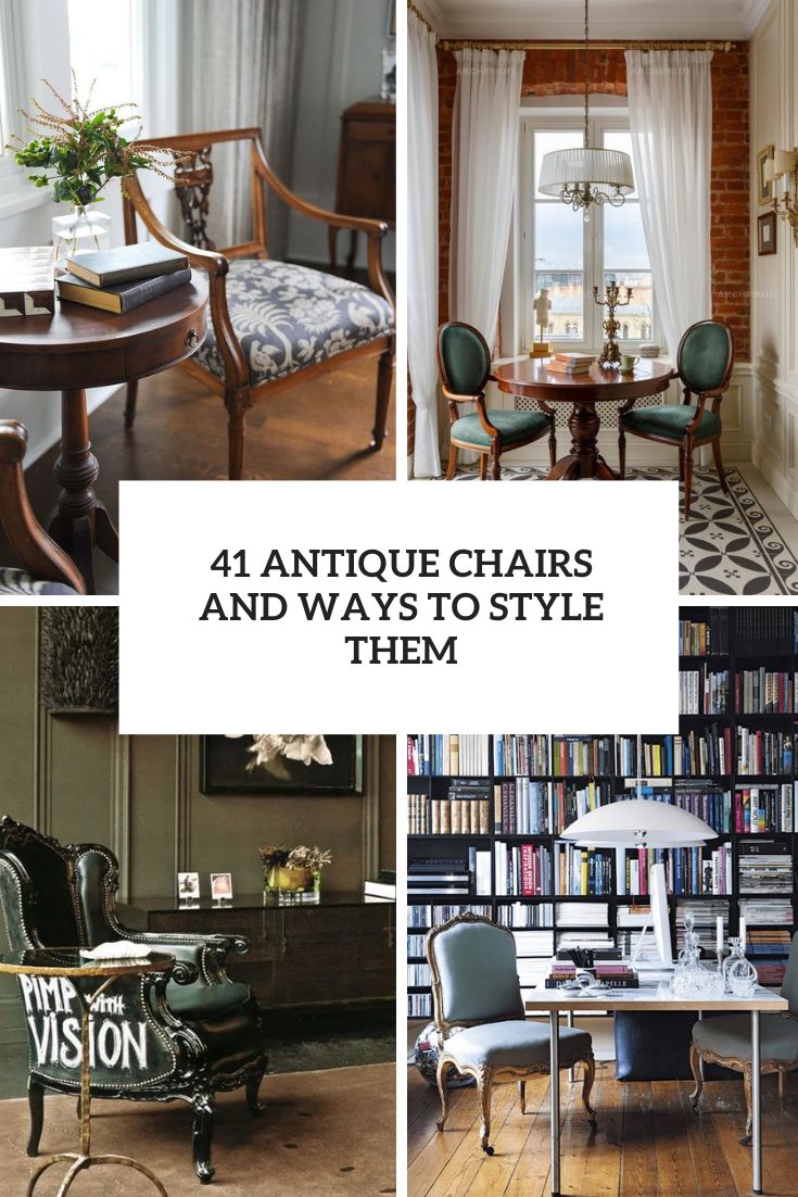 antique chairs and ways to style them cover